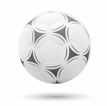 Classic soccer ball isolated on the white background Stock Photo - Budget Royalty-Free & Subscription, Code: 400-04752694