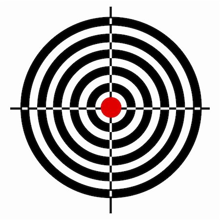 simsearch:400-04600474,k - illustration of target board on white background Stock Photo - Budget Royalty-Free & Subscription, Code: 400-04764174