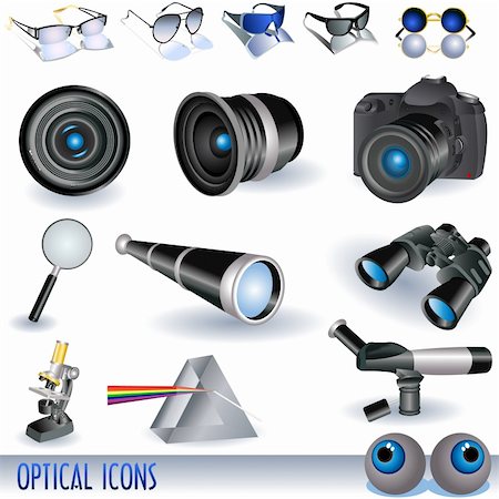 stiven (artist) - A set of different optical images over white background. Stock Photo - Budget Royalty-Free & Subscription, Code: 400-04764235