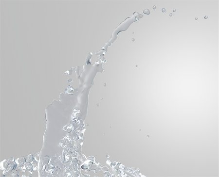 simsearch:400-05275951,k - 3d image of splashing water Stock Photo - Budget Royalty-Free & Subscription, Code: 400-04765009