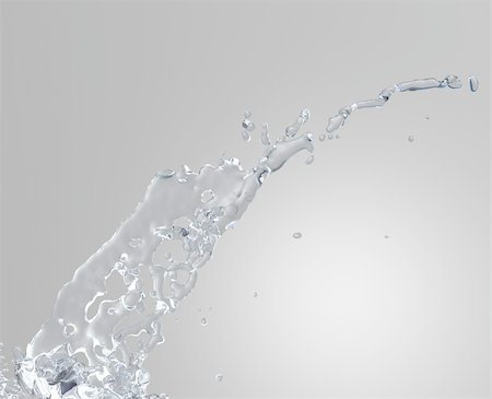 simsearch:400-05275951,k - 3d image of splashing water Stock Photo - Budget Royalty-Free & Subscription, Code: 400-04765010