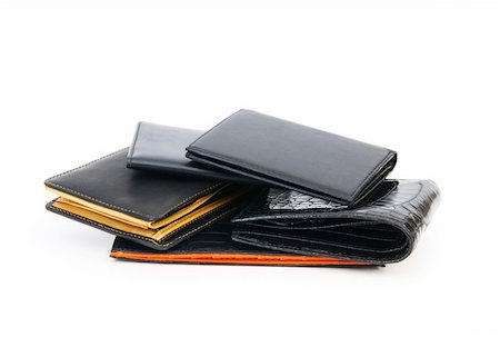 Wallet isolated on the white background Stock Photo - Budget Royalty-Free & Subscription, Code: 400-04766084