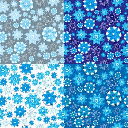 simsearch:400-08491819,k - Seamless snowflakes background, snow pattern Photographie de stock - Aubaine LD & Abonnement, Code: 400-04769006