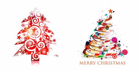 ration - Background for new year and for Christmas, vector illustration Stock Photo - Budget Royalty-Free & Subscription, Code: 400-04769403