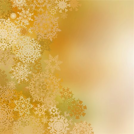 Golden christmas background. EPS 8 vector file included Stock Photo - Budget Royalty-Free & Subscription, Code: 400-04769535