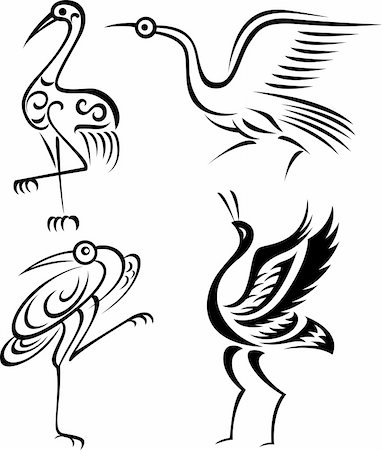 bird illustration Stock Photo - Budget Royalty-Free & Subscription, Code: 400-04761566