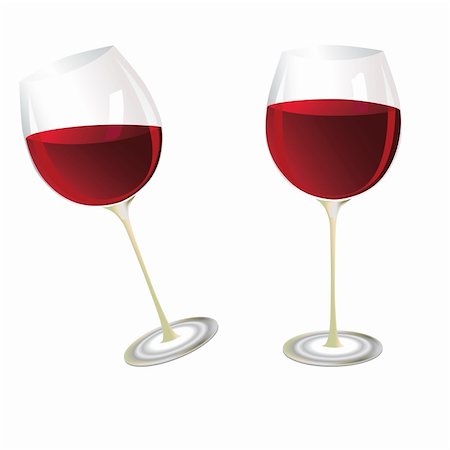 simsearch:400-04226436,k - Wine glasses, illustration Stock Photo - Budget Royalty-Free & Subscription, Code: 400-04762111