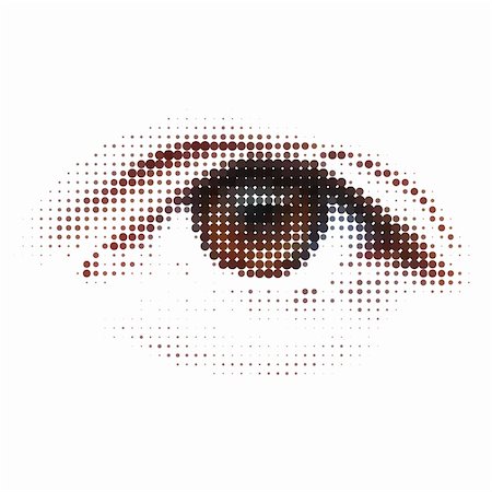 eye laser beam - Digital - eye. Abstract illustration. EPS 8 vector file included Stock Photo - Budget Royalty-Free & Subscription, Code: 400-04763299