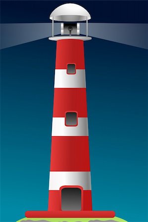 simsearch:400-04272525,k - illustration of light house Stock Photo - Budget Royalty-Free & Subscription, Code: 400-04763940