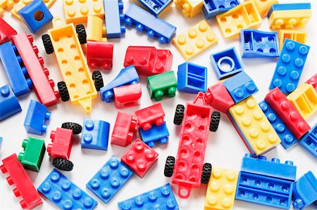 simsearch:400-06097126,k - Pieces of Plastic Building Blocks Stock Photo - Budget Royalty-Free & Subscription, Code: 400-04774759