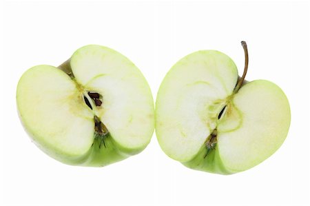 simsearch:400-05367726,k - Apple Cut in Half on White Background Stock Photo - Budget Royalty-Free & Subscription, Code: 400-04776111