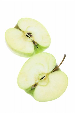 simsearch:400-05367726,k - Apple Cut in Half on White Background Stock Photo - Budget Royalty-Free & Subscription, Code: 400-04776113