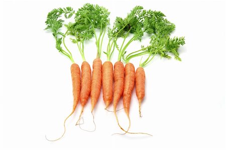simsearch:400-05744489,k - Carrots on White Background Stock Photo - Budget Royalty-Free & Subscription, Code: 400-04777527