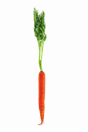 simsearch:400-05744489,k - Carrot on White Background Stock Photo - Budget Royalty-Free & Subscription, Code: 400-04777529