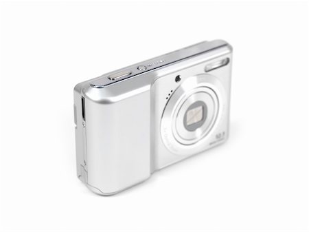 simsearch:400-04590657,k - A compact camera isolated against a white background Stock Photo - Budget Royalty-Free & Subscription, Code: 400-04778061