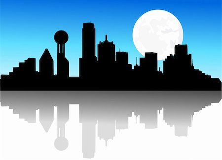 simsearch:400-04688937,k - Vector illustration of urban skylines Stock Photo - Budget Royalty-Free & Subscription, Code: 400-04770215