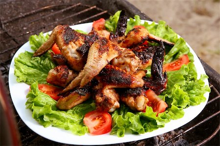 simsearch:400-04587885,k - fresh grill bbq chicken lap Stock Photo - Budget Royalty-Free & Subscription, Code: 400-04770806