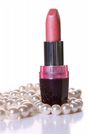 simsearch:400-05708035,k - a red lipstick with perl Stock Photo - Budget Royalty-Free & Subscription, Code: 400-04770834