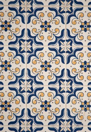 simsearch:400-04719161,k - Detail of Portuguese glazed tiles. Stock Photo - Budget Royalty-Free & Subscription, Code: 400-04771451