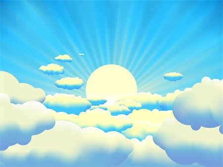 Cloudy Day. EPS 8 vector file included Stock Photo - Budget Royalty-Free & Subscription, Code: 400-04772174