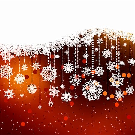 simsearch:400-04769297,k - Christmas background with snowflakes. EPS 8 vector file included Foto de stock - Super Valor sin royalties y Suscripción, Código: 400-04772580
