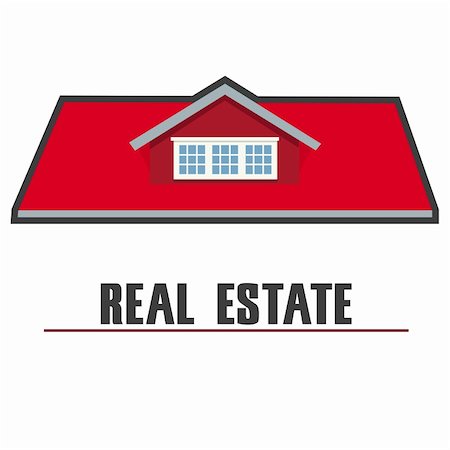 simsearch:400-04786259,k - illustration of real estate on white background Stock Photo - Budget Royalty-Free & Subscription, Code: 400-04772718