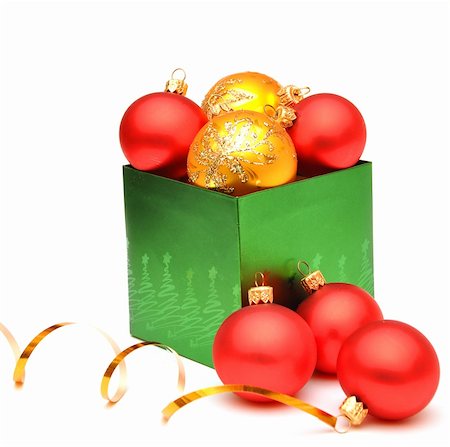 simsearch:400-04499144,k - christmas balls in gift box Stock Photo - Budget Royalty-Free & Subscription, Code: 400-04772864