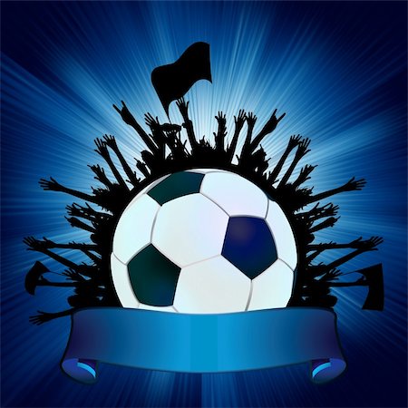 Grunge Soccer Ball background. EPS 8 vector file included Stock Photo - Budget Royalty-Free & Subscription, Code: 400-04787302