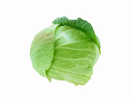 simsearch:400-05370250,k - head of cabbage isolated on white background Stock Photo - Budget Royalty-Free & Subscription, Code: 400-04787602