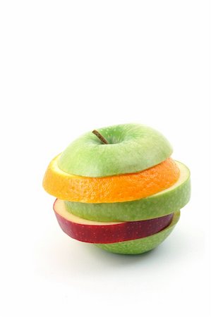 simsearch:400-05367726,k - fresh fruits isolated on  a white background Stock Photo - Budget Royalty-Free & Subscription, Code: 400-04787935