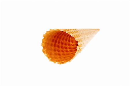 simsearch:400-05718903,k - horn for Ice-cream isolated on white background Stock Photo - Budget Royalty-Free & Subscription, Code: 400-04781120
