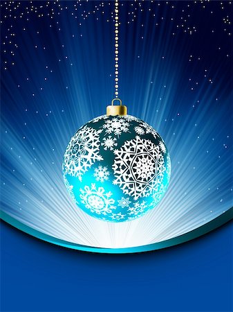 simsearch:400-04769297,k - Blue Christmas card template. EPS 8 vector file included Foto de stock - Super Valor sin royalties y Suscripción, Código: 400-04782657