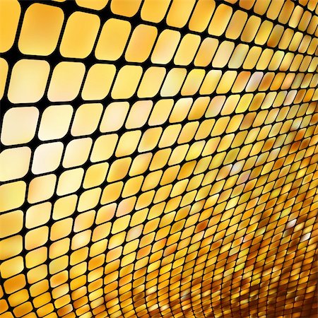 Golden business mosaic. EPS 8 vector file included Stock Photo - Budget Royalty-Free & Subscription, Code: 400-04783296