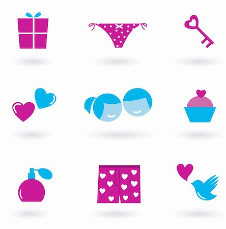 simsearch:400-05891430,k - Vector collection of Valentine's day and Love icons. Stock Photo - Budget Royalty-Free & Subscription, Code: 400-04795867