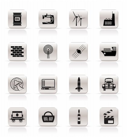 simsearch:400-04285412,k - Simple Business and industry icons- vector icon set Stock Photo - Budget Royalty-Free & Subscription, Code: 400-04799449