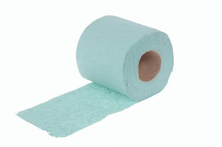 simsearch:400-05370670,k - Green toilet paper, photo on the white background Stock Photo - Budget Royalty-Free & Subscription, Code: 400-04790282