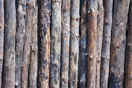 log fence close up shot for background. Stock Photo - Budget Royalty-Free & Subscription, Code: 400-04791251