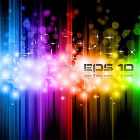 Magic Rainbow Lights Background for stylish Background Stock Photo - Budget Royalty-Free & Subscription, Code: 400-04793013