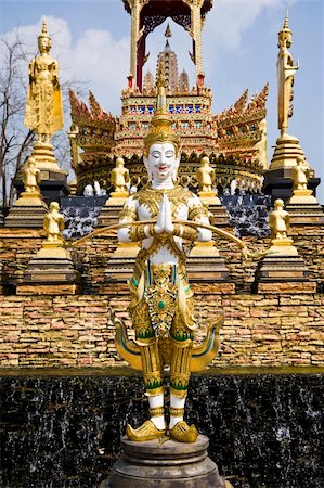 Buddha statue Can you see them in Thai Temple In Thailand Stock Photo - Budget Royalty-Free & Subscription, Code: 400-04805783