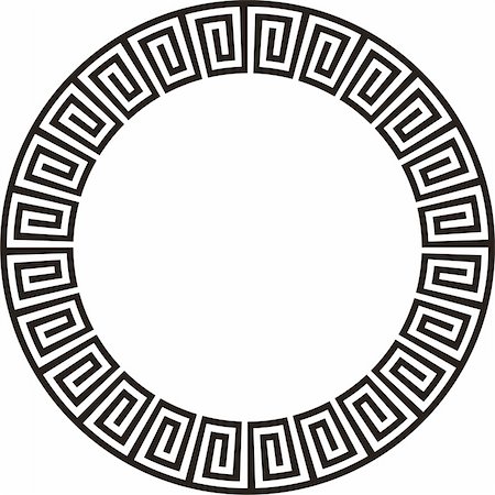 Circular ancient aztec goemetric ornate design Stock Photo - Budget Royalty-Free & Subscription, Code: 400-04805976