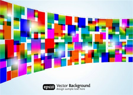 pixelated - Abstract colorful background. Vector rectangle design. Business concept. Stock Photo - Budget Royalty-Free & Subscription, Code: 400-04806114