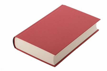 Brand new red hardcover book with blank cover Stock Photo - Budget Royalty-Free & Subscription, Code: 400-04806926