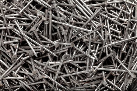 simsearch:400-05240852,k - some steel nails forming a background pattern Stock Photo - Budget Royalty-Free & Subscription, Code: 400-04807468