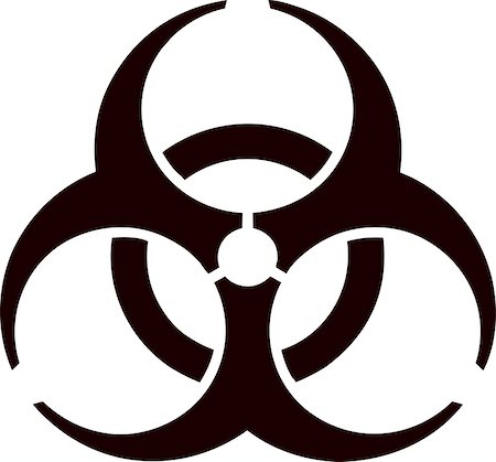 simsearch:400-04340735,k - Emblem - Biohazard. Symmetric on a white background. A vector format Stock Photo - Budget Royalty-Free & Subscription, Code: 400-04808894