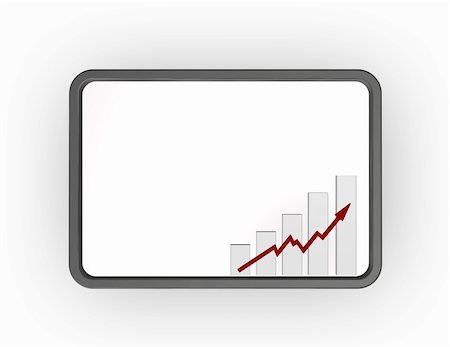 simsearch:700-00519413,k - business chart inside metal frame - 3d illustration Stock Photo - Budget Royalty-Free & Subscription, Code: 400-04809002