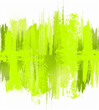 Green abstract paint splashes illustration. Vector background with place for your text. Stock Photo - Budget Royalty-Free & Subscription, Code: 400-04809311