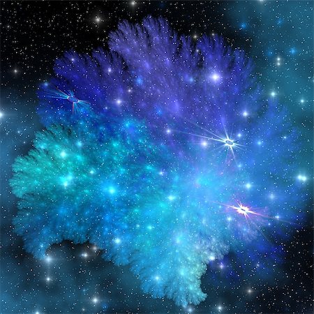 A collection of gasses and stars accumulate after a neutron star explosion. Stock Photo - Budget Royalty-Free & Subscription, Code: 400-04800054