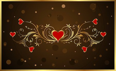 simsearch:400-04798374,k - Illustration floral background for Valentine's day - vector Stock Photo - Budget Royalty-Free & Subscription, Code: 400-04800858