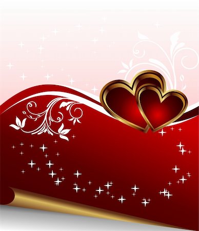 simsearch:400-04798374,k - Illustration romantic elegance background with heart - vector Stock Photo - Budget Royalty-Free & Subscription, Code: 400-04800859