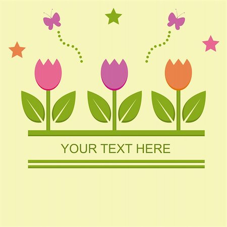 simsearch:400-04330288,k - cute spring background with tulips Stock Photo - Budget Royalty-Free & Subscription, Code: 400-04800949